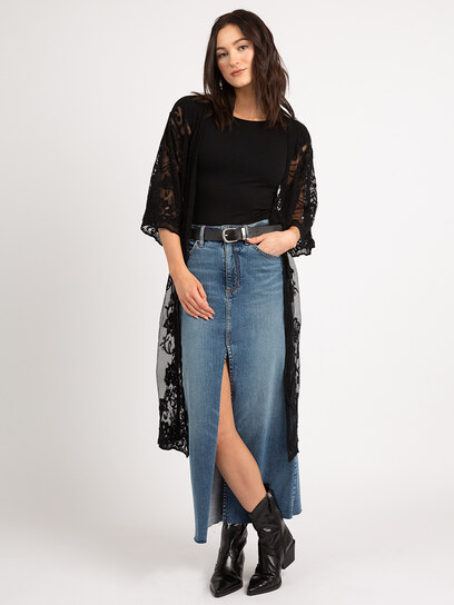 florence mesh duster
