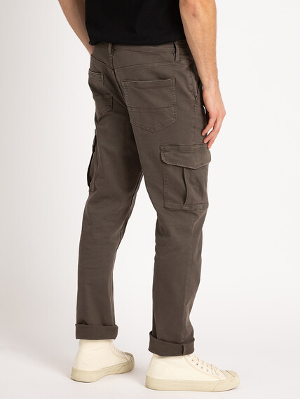 mens' slim straight army cargo pants Bootlegger 2000005396