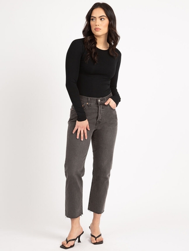 Buy A New Day women high waisted jeggings grey Online