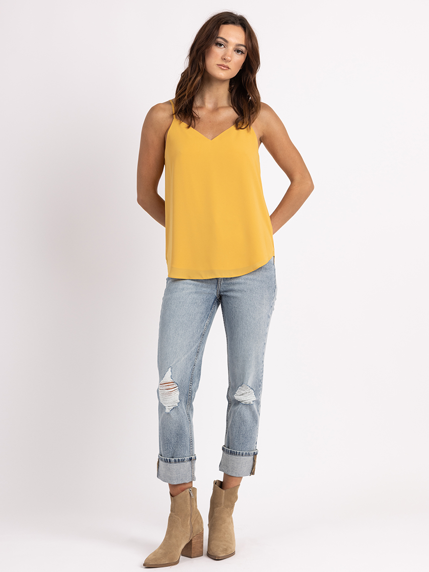 louise v neck top