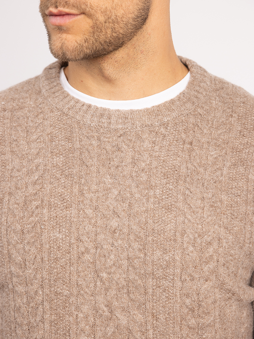 barron cable knit sweater