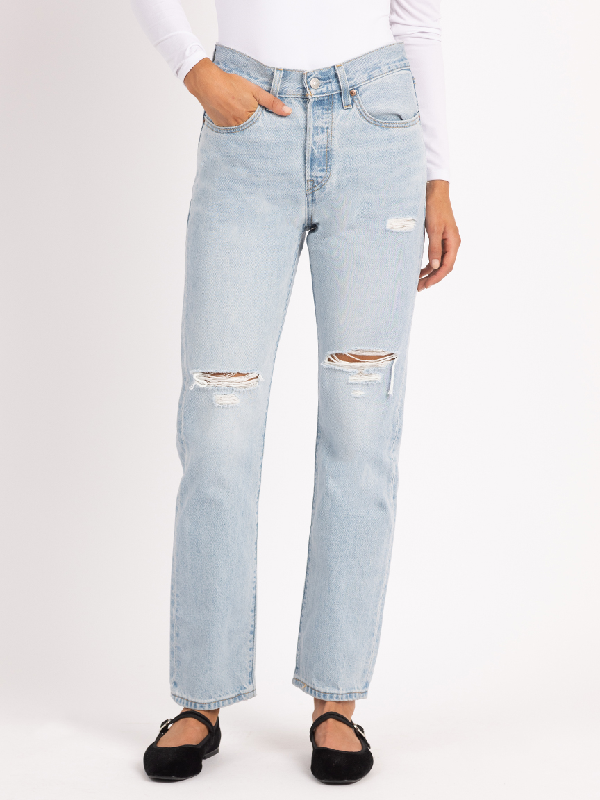 501 straight leg jean light authentic