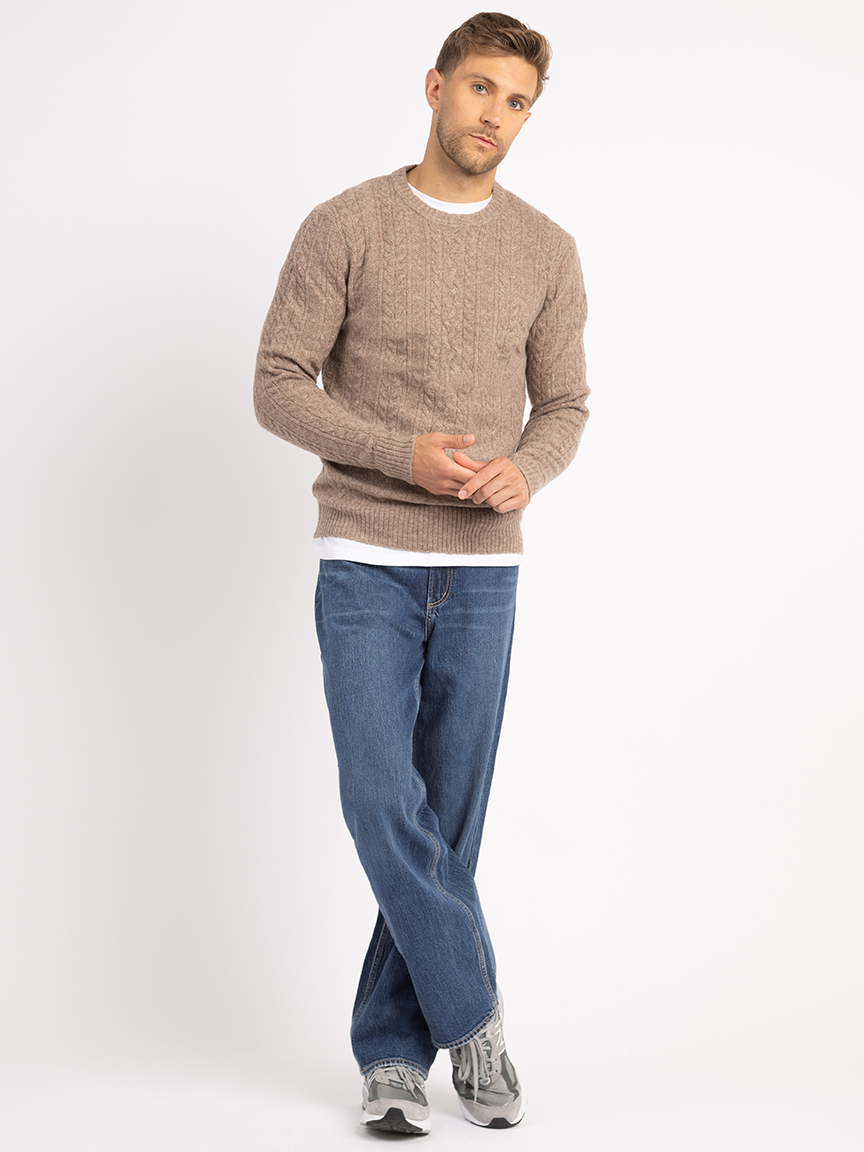 barron cable knit sweater