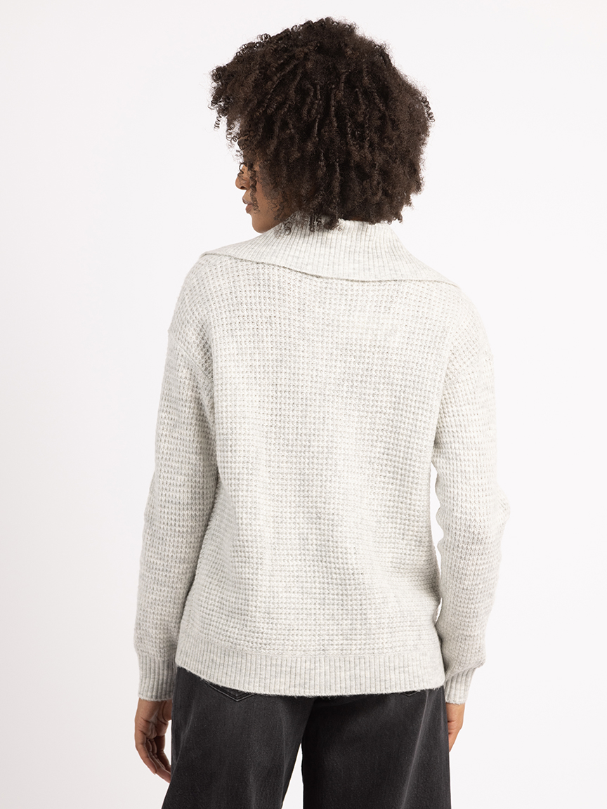 tawny johnny collar sweater