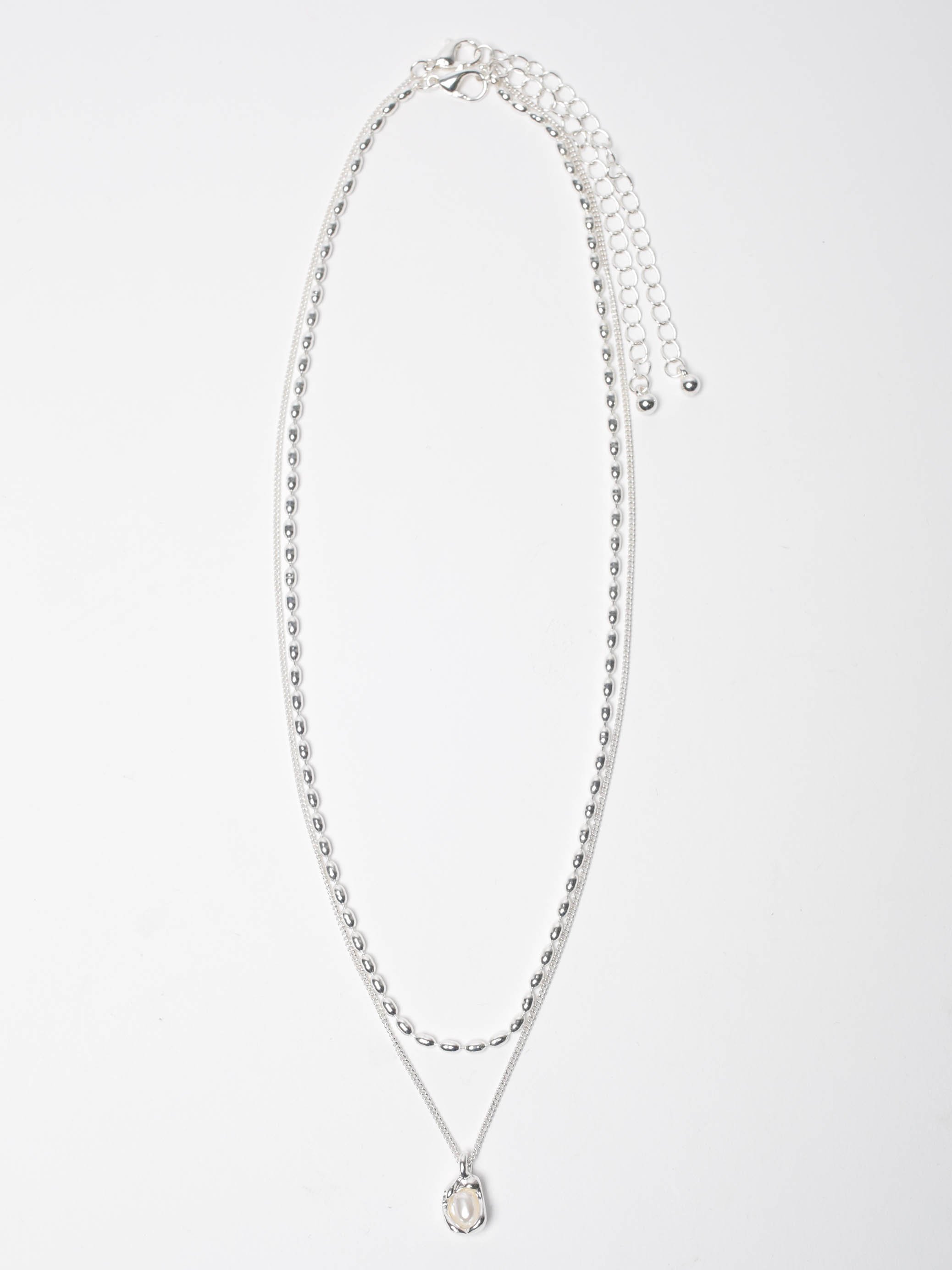 layered pearl necklace