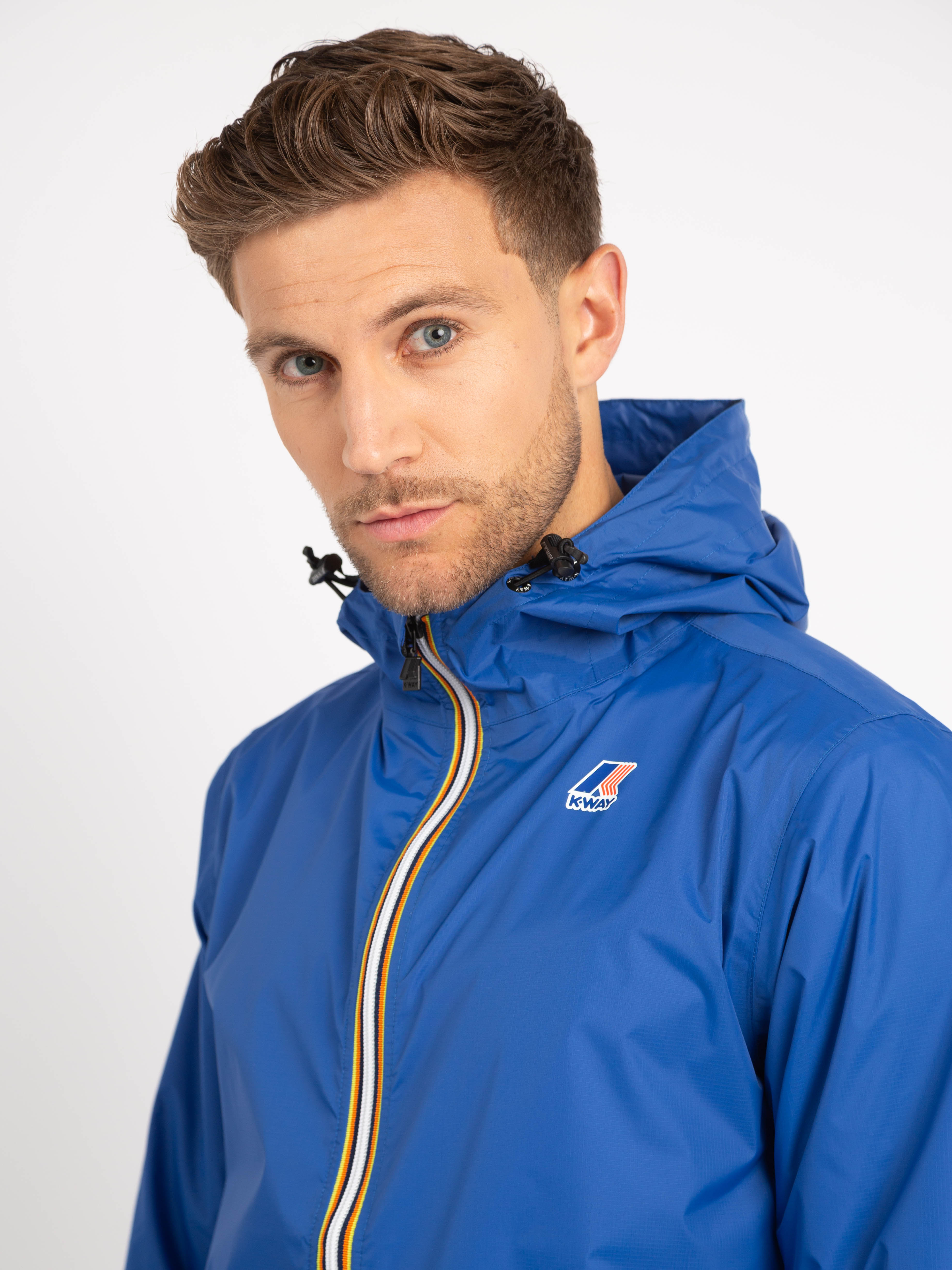 claude short windbreaker rain jacket