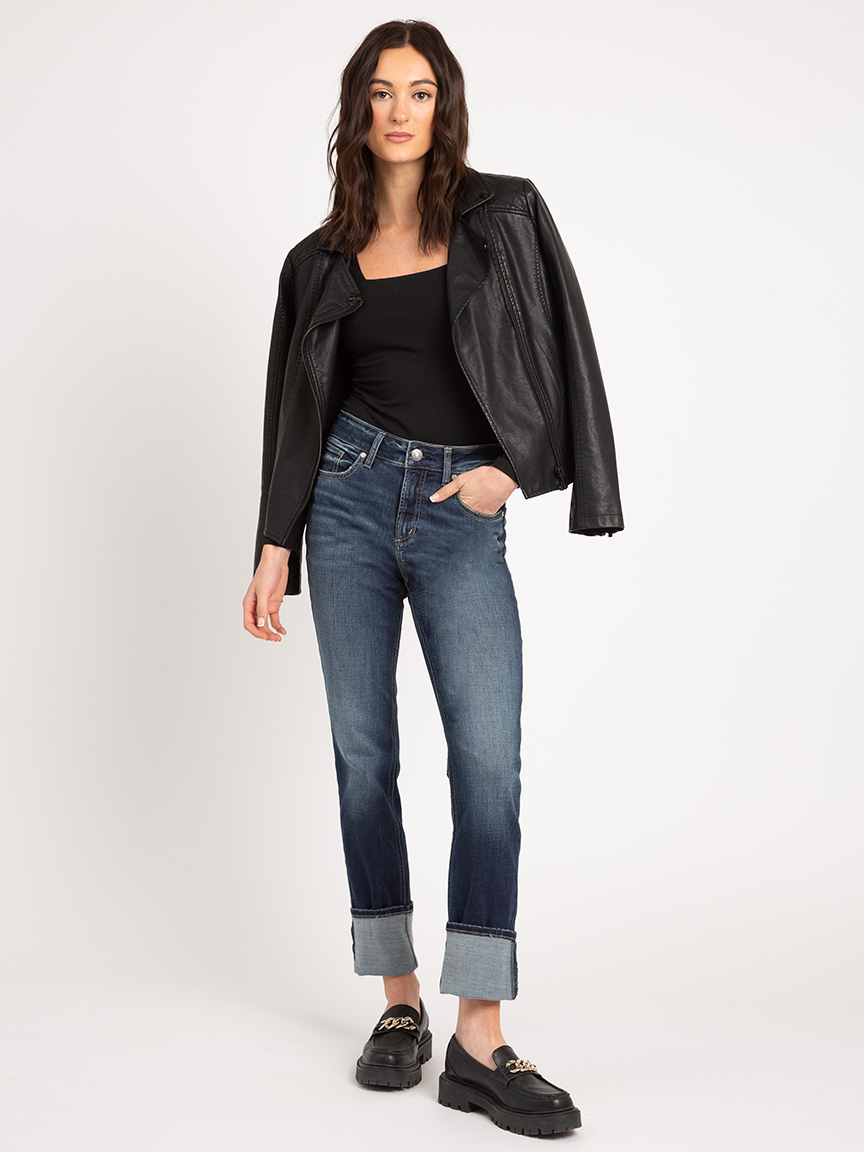 Regular Inseam Jeans, Avery Mae Boutique