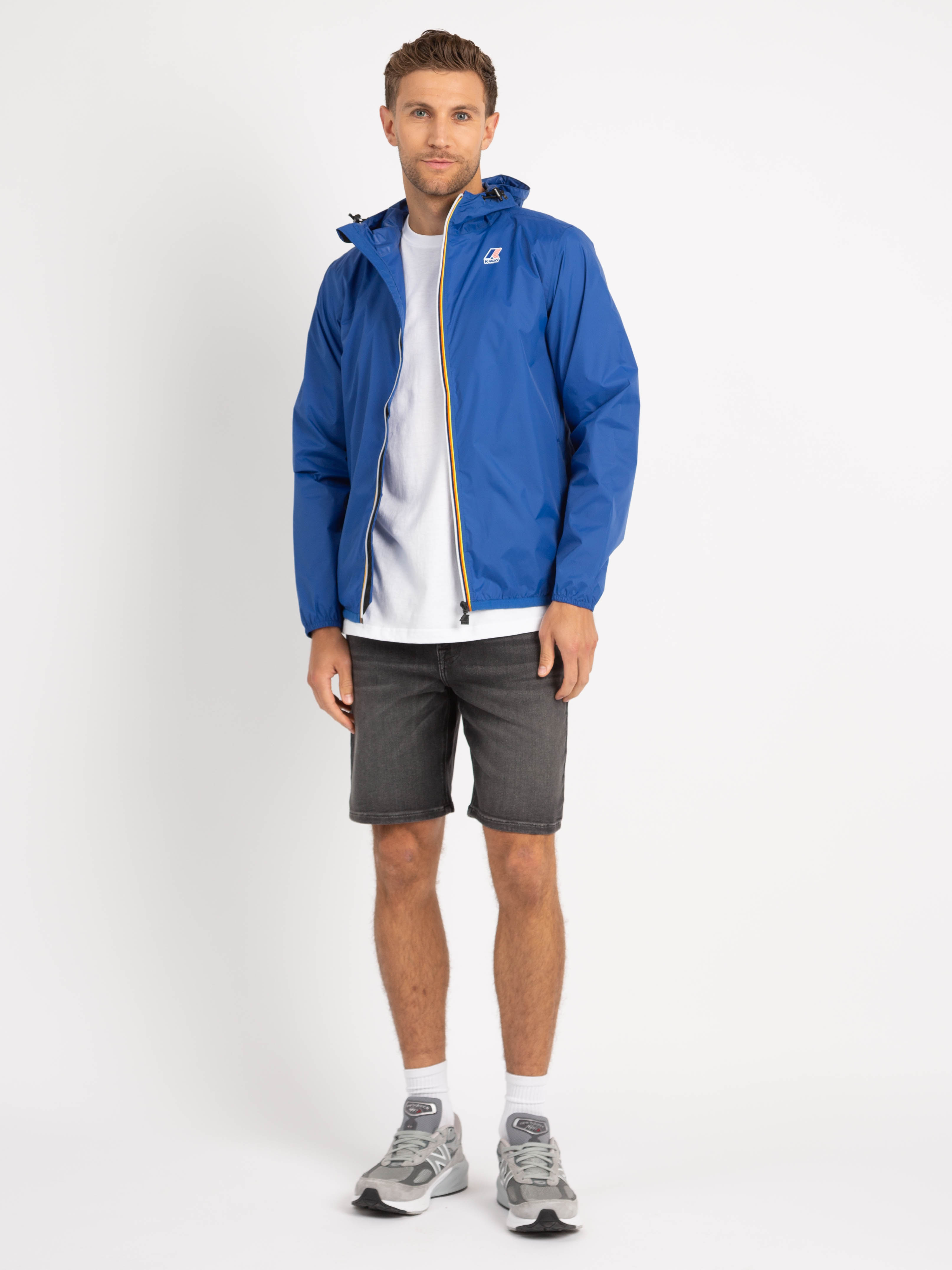 claude short windbreaker rain jacket