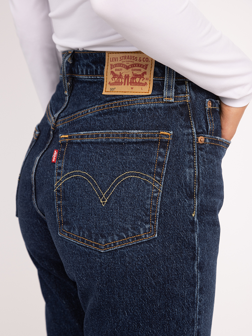 501 straight leg jean dark authentic