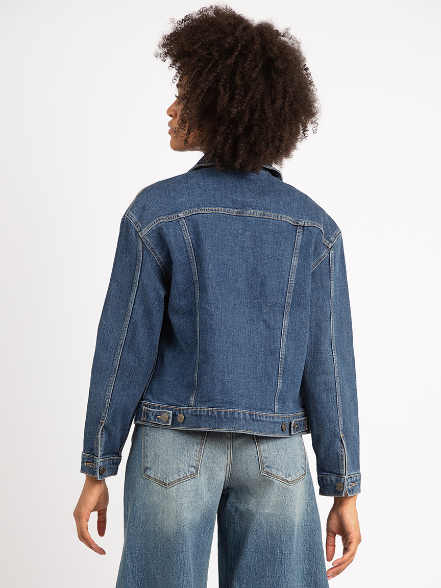 nimes dark authentic classic jean jacket