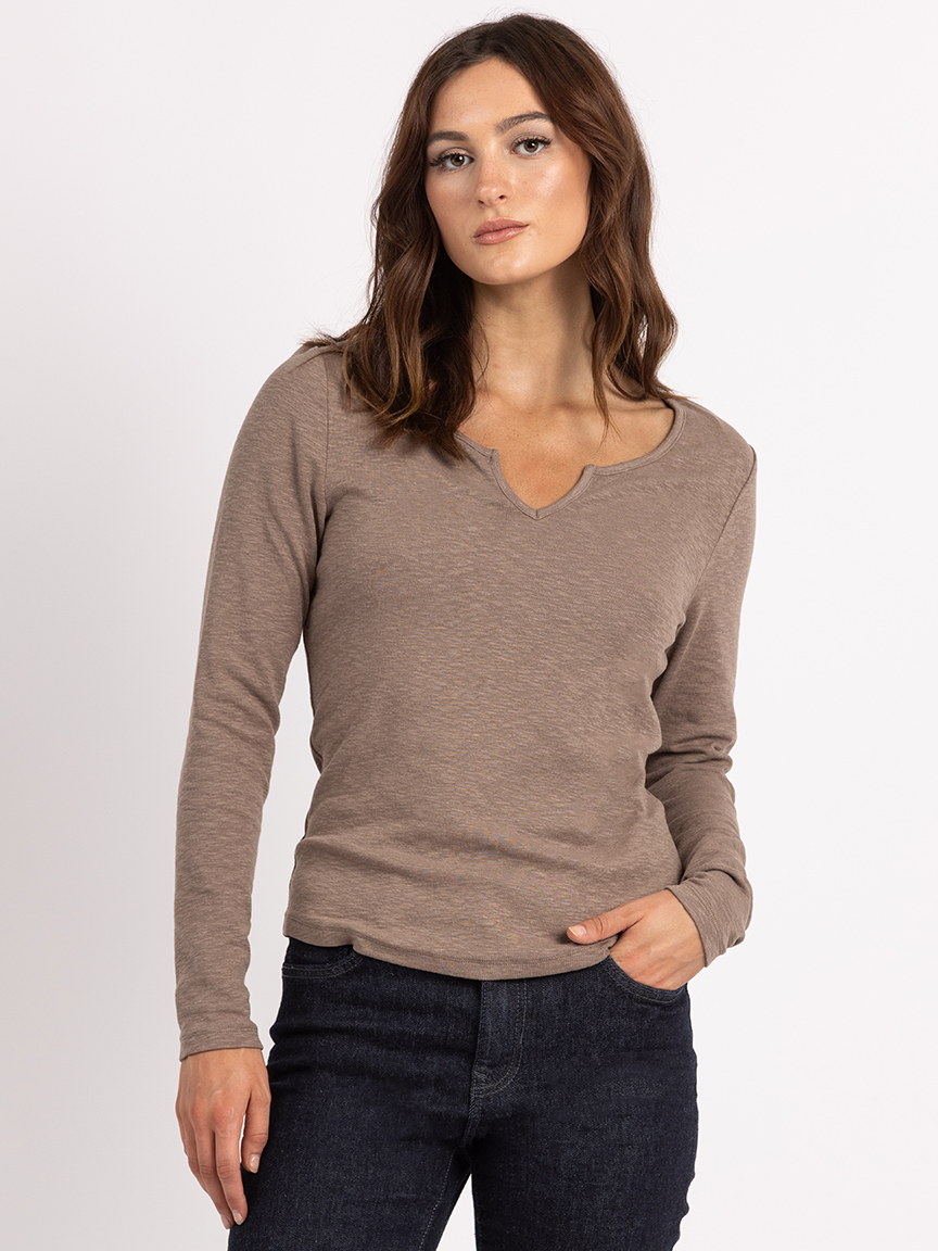 payton notch neck top