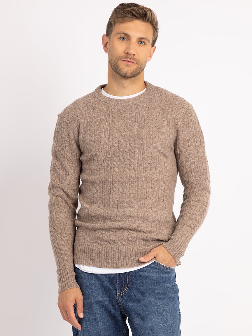 barron cable knit sweater