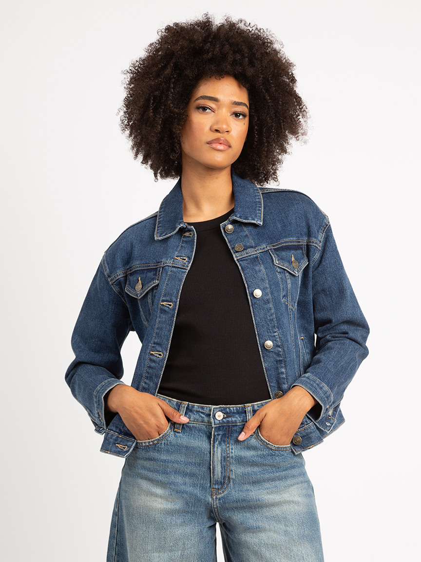 nimes dark authentic classic jean jacket