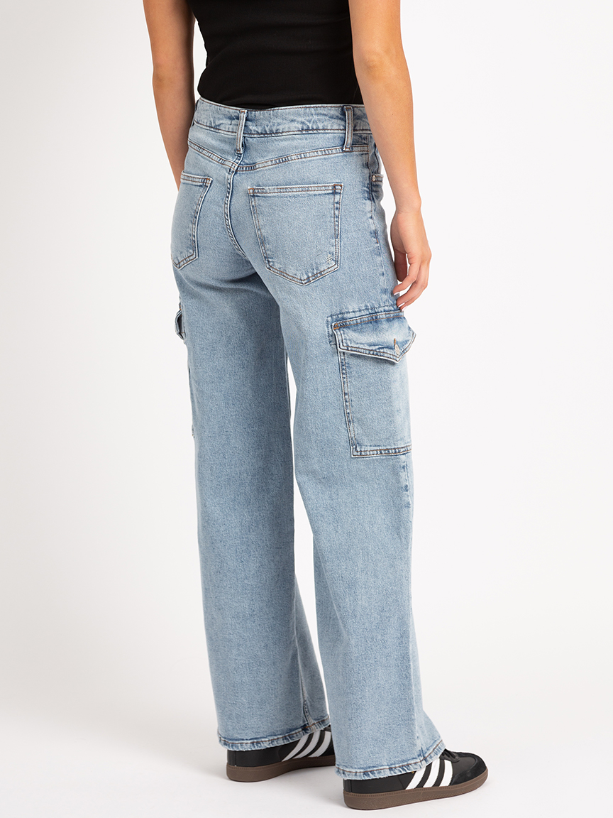 suki wide leg cargo jeans