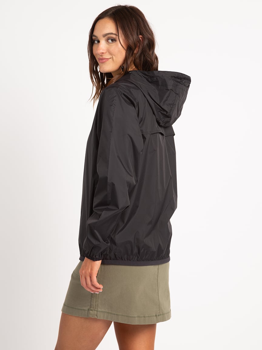 claude short windbreaker rain jacket