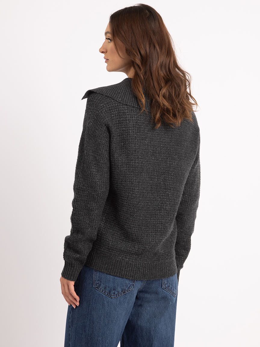 tawny johnny collar sweater