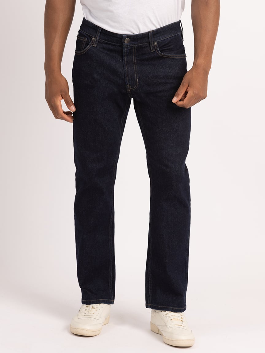 damon athletic straight jean dark authentic