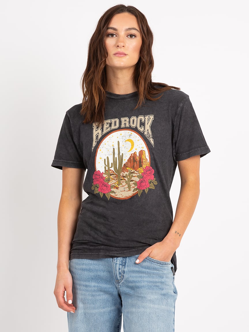 crew neck red rock t-shirt