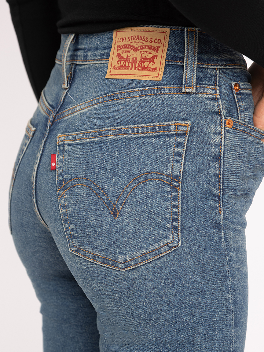 wedgie straight jean dark authentic