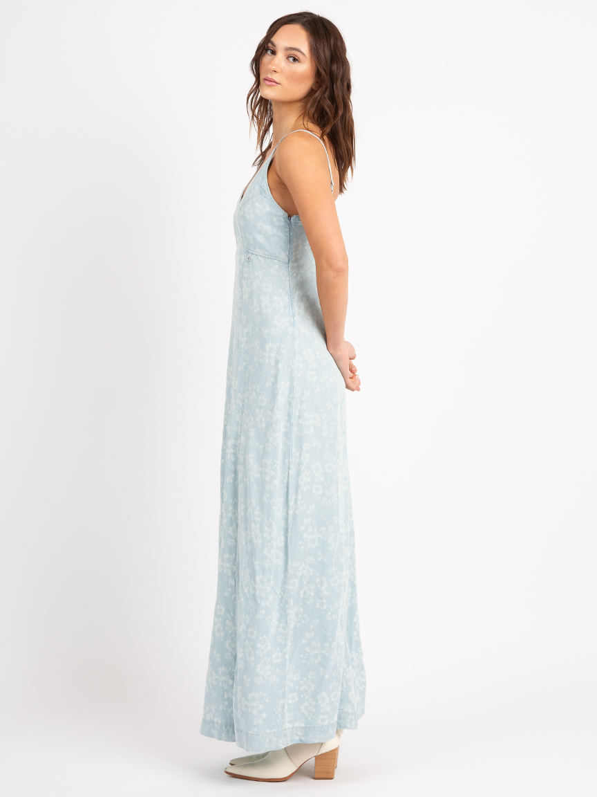 cruz maxi denim dress