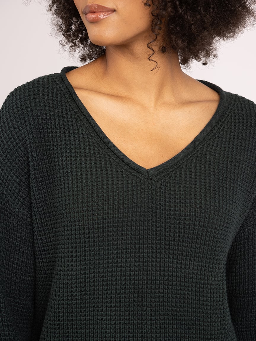 nevis v neck sweater