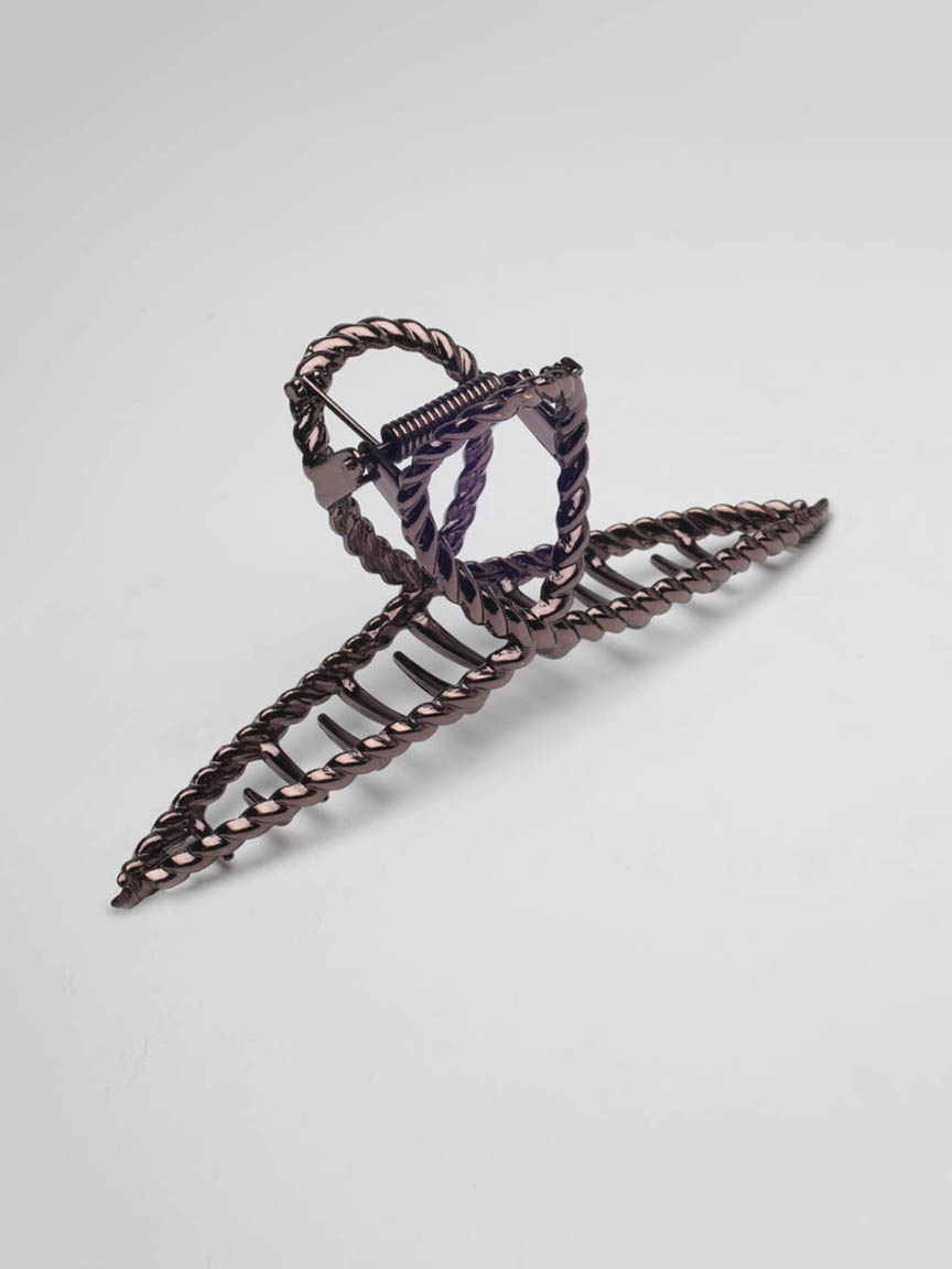 metal loop hair claw clip