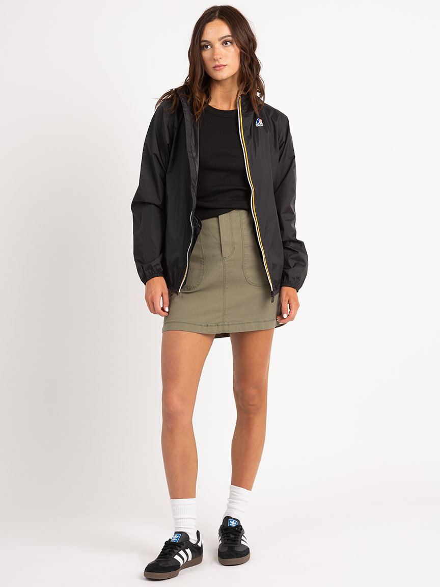 claude short windbreaker rain jacket