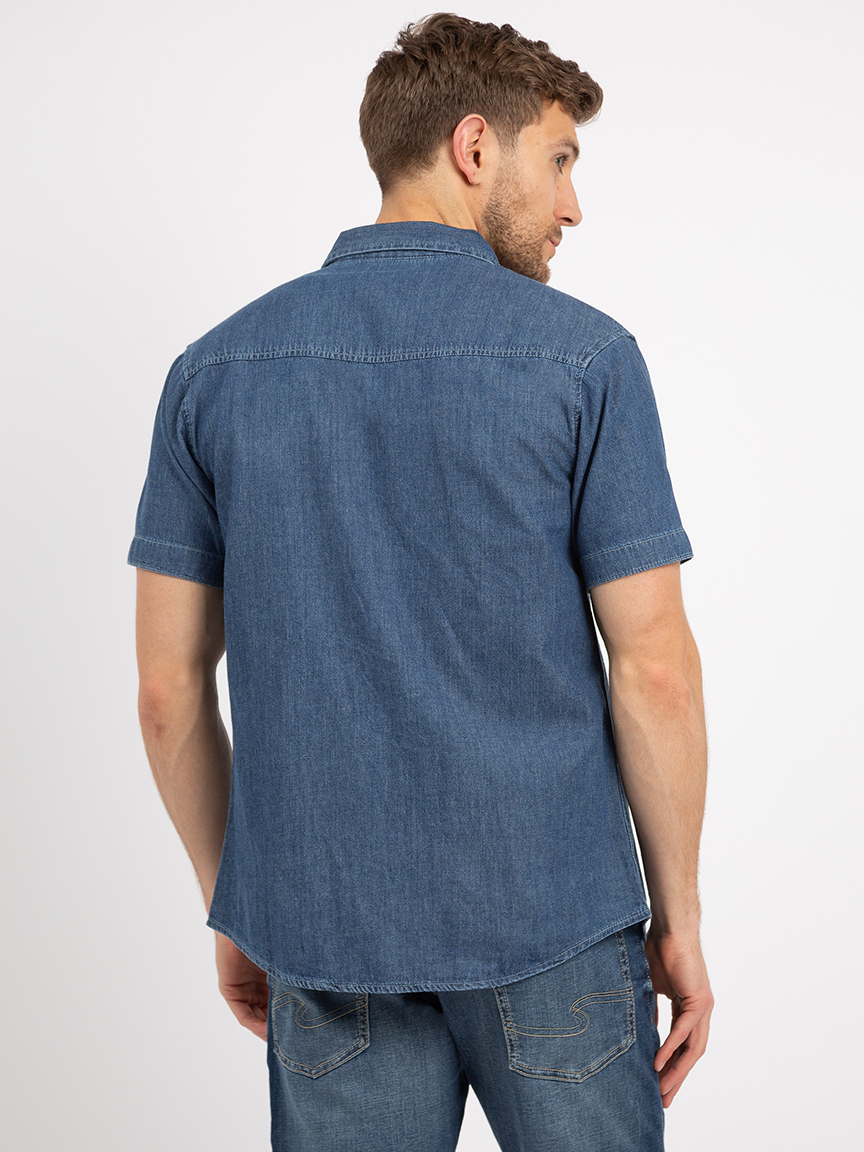 todd 1 pocket button front shirt