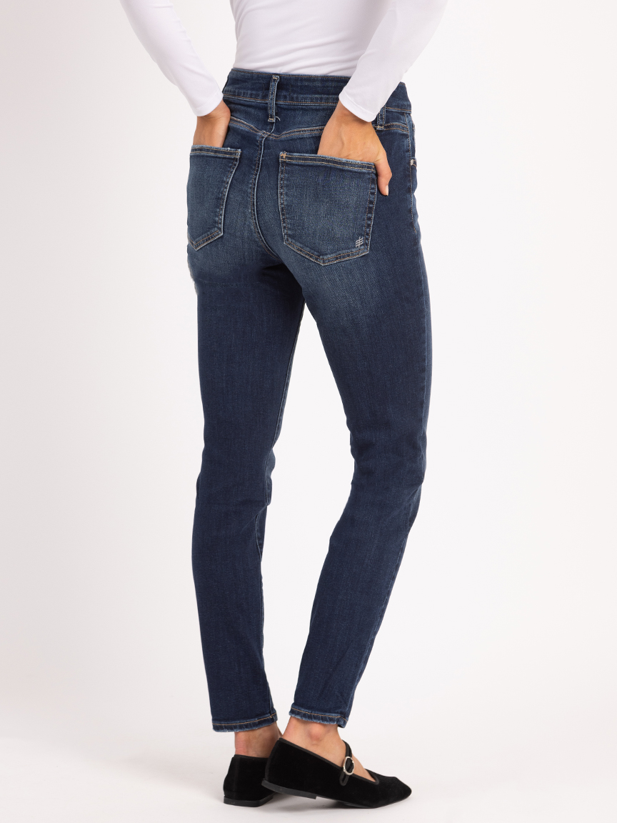 avery skinny jean dark authentic