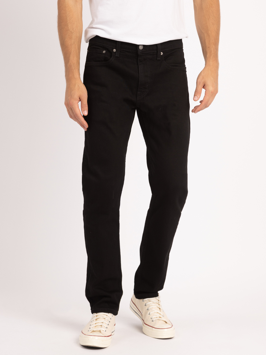 502 taper leg jean black