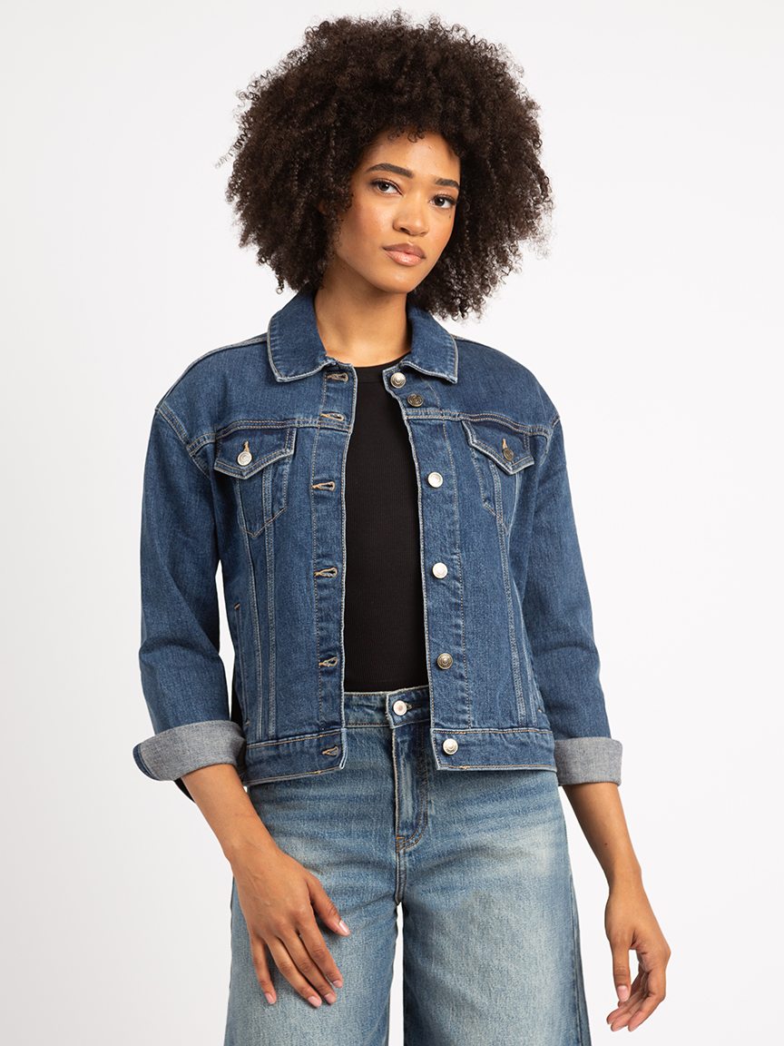 nimes dark authentic classic jean jacket