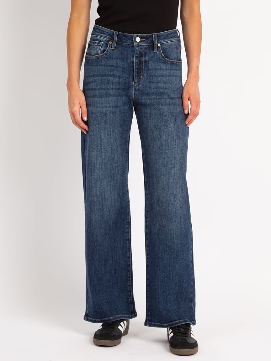 wide leg jean dark authentic