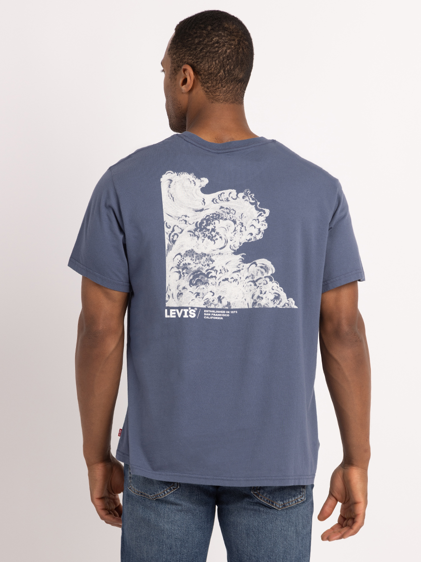 wave graphic tee