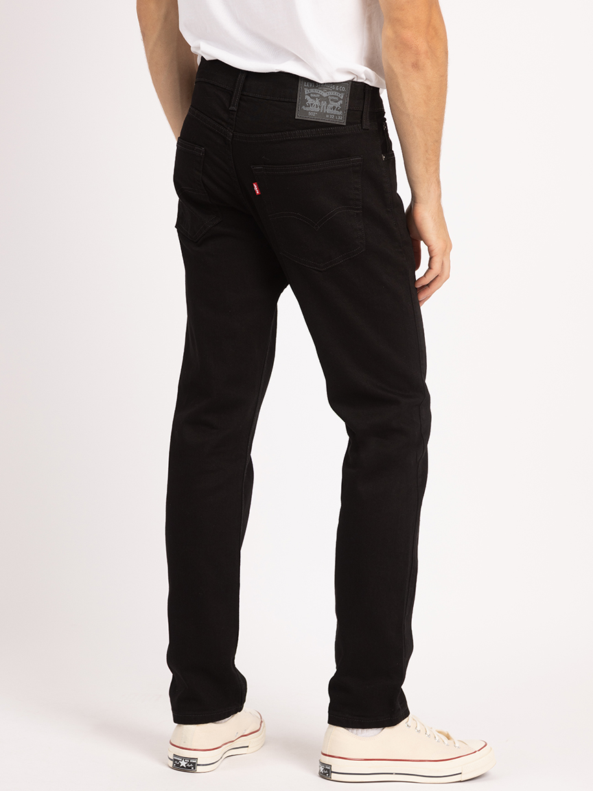 502 taper leg jean black