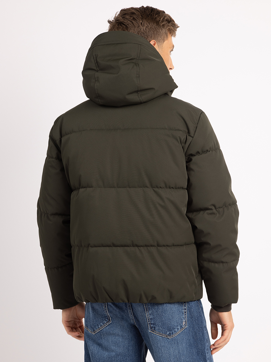 alpine short puffer jacket