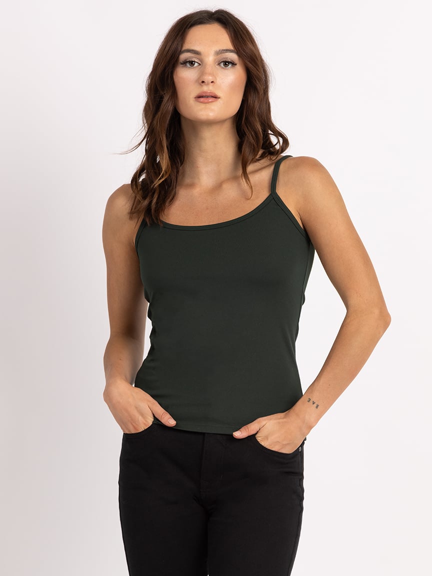 mira scoop neck tank top