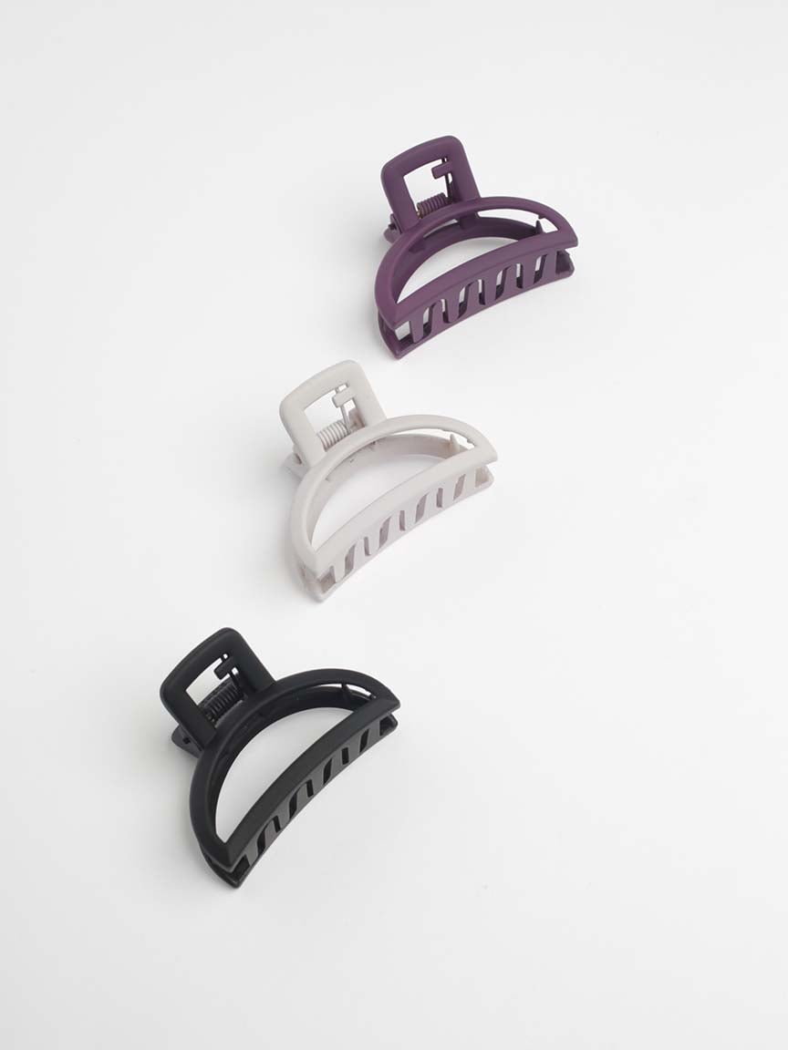 3 pack matte claw clips