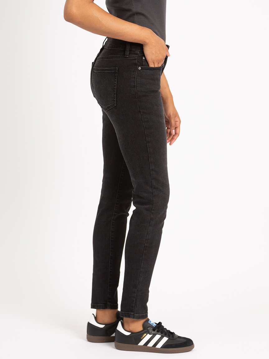 laurel skinny jean washed black