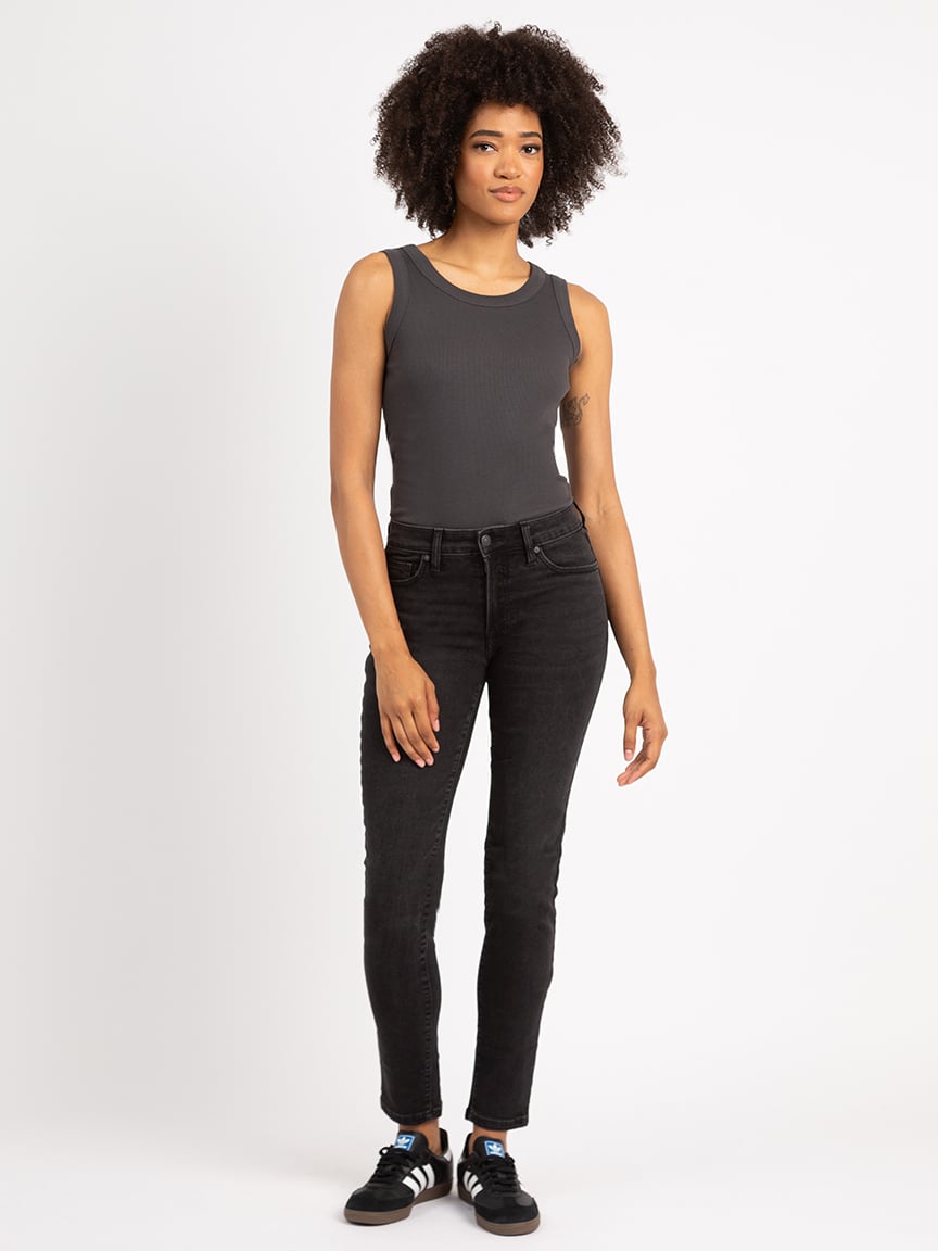 laurel skinny jean washed black