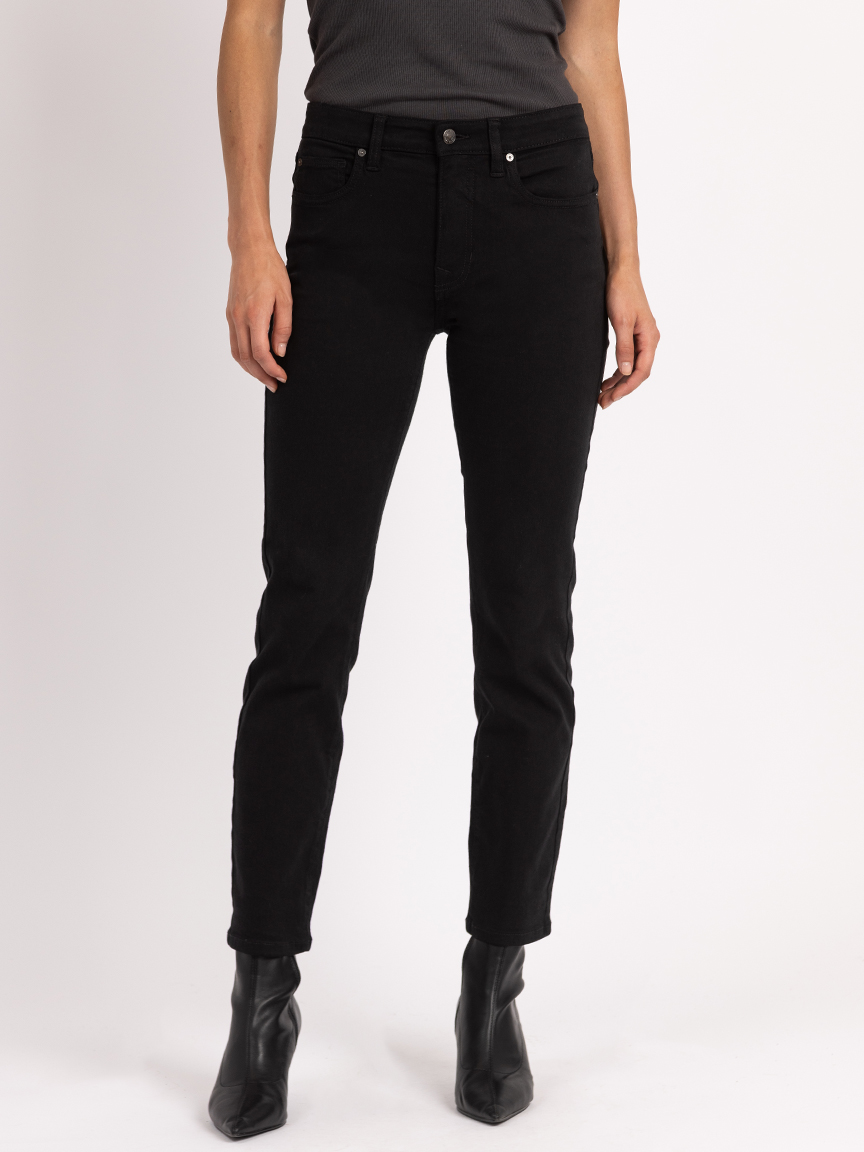 lena slim jean black