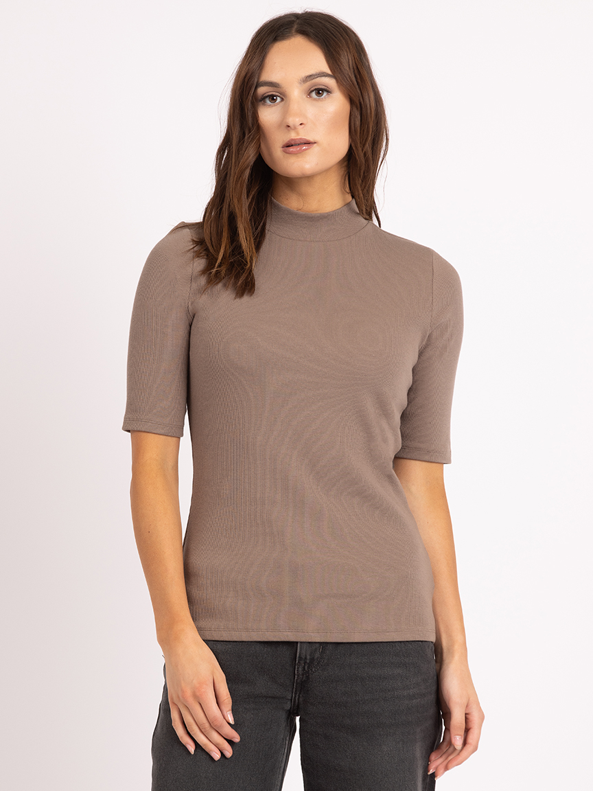 signey mock neck top