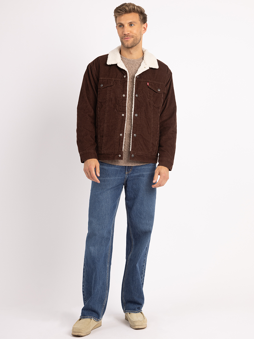 relaxed sherpa jacket