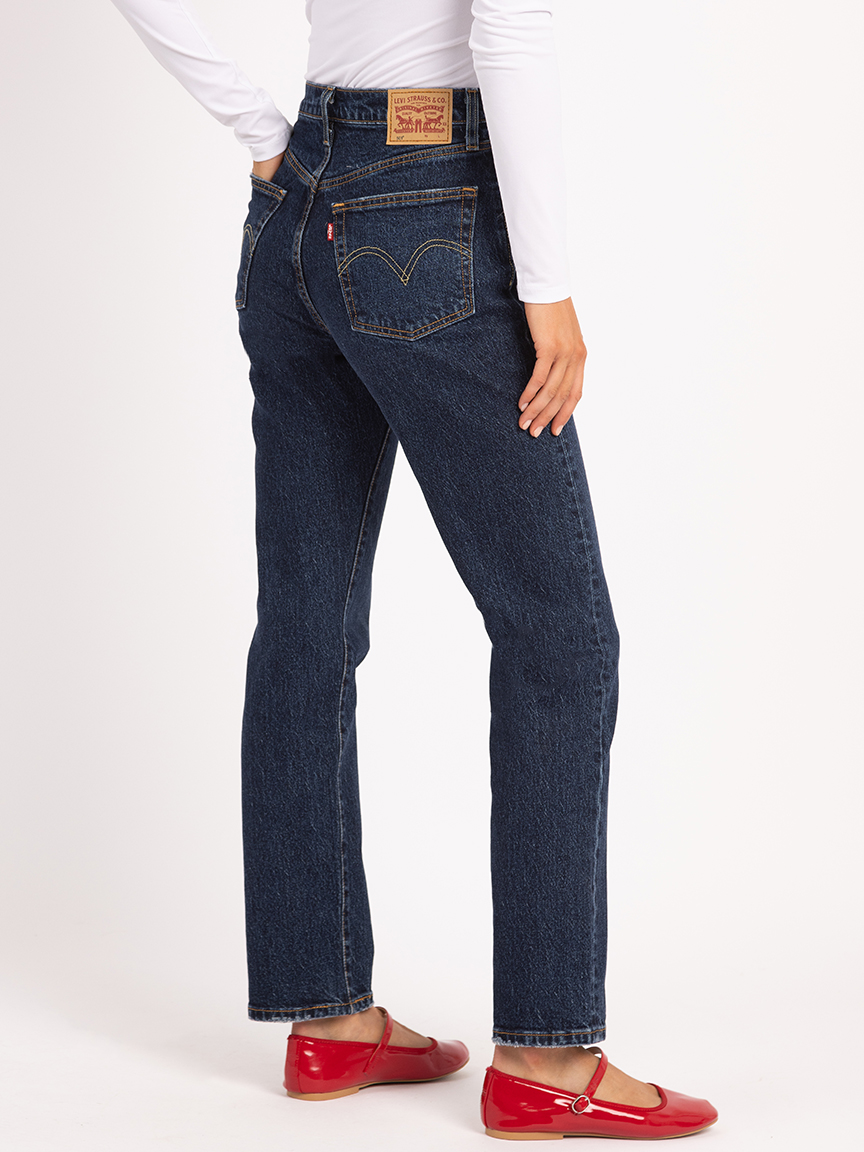 501 straight leg jean dark authentic