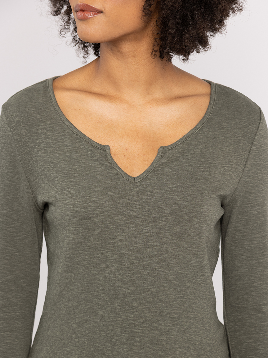 payton notch neck top