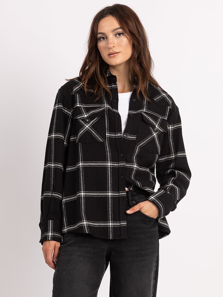 mckenna plaid flannel shirt